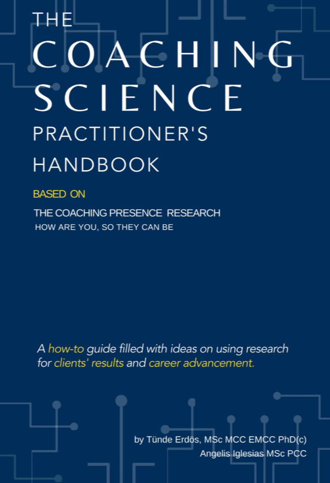 The Coaching Science Practitioners Handbook -kirjan kansikuva